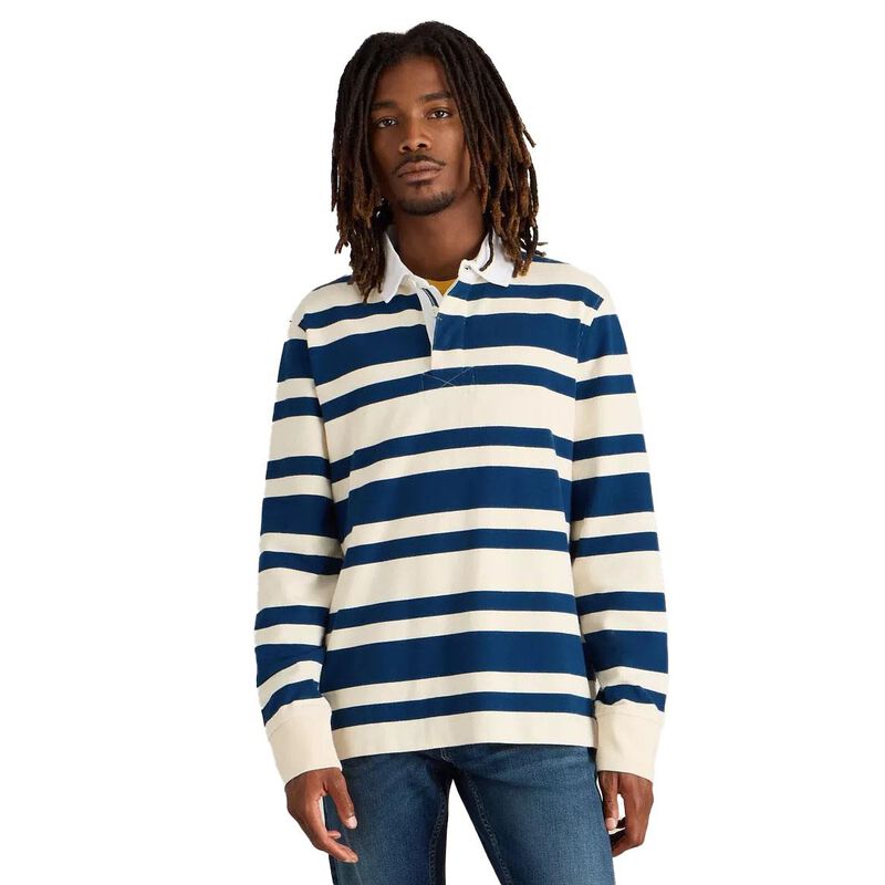 White Stuff Ls Stripe Rugby Shirt image number 0